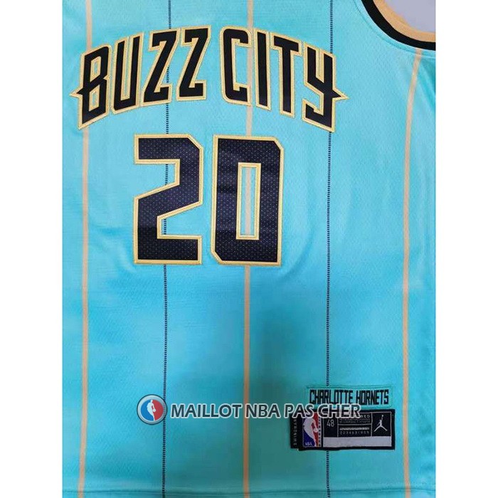 Maillot Charlotte Hornets Gordon Hayward Ville 2020-21 Vert